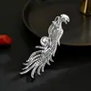 Nuevo Broche de Borla de Perla de Fénix Estilo Chino Pin de Solapa Nicho Accesorios Exquisitos de Alta Gama Joyería de Moda