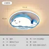 Luz de techo para habitación infantil dormitorio simple moderna creativa led protección ocular espectro completo niño dormitorio principal luz de voz