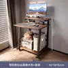 Escritorio de Computadora, Escritorio Pequeño, Mini Mesa Móvil de Estudio para Laptop, Mesa de Noche Simple para Apartamento Pequeño en Dormitorio