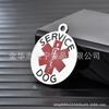 Vendas Diretas da Fábrica Aço Titânio Aço Inoxidável Material Etiqueta com Logotipo Médico Internacional Gravada Etiqueta com Gotejamento de Óleo