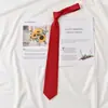 Estudiantes Estilo Universitario Ropa de Graduación Licenciatura vino tinto Corbata Femenina JK Estilo Japonés Lazo DK Masculina Camisa Corbata Accesorios