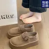 Zapatos Birkenstock de Cobertura Total para Mujer 2025 Otoño Nuevo Estilo de una Sola Pierna Zapatos Mocasines con Suela Gruesa que Aumentan la Altura Pesca Birkenstock Shoes