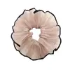 Scrunchie Grande Fashion e Versátil para Mulheres com um Sofisticado Estilo de Comércio Exterior, Adequado para Penteados de Coque