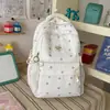 Nova mochila de alta qualidade, simples e fofa, em tons de azul e rosa, mochila de nicho de grande capacidade para meninas do ensino fundamental, médio e universitário