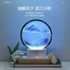Luz Nocturna Creativa de Pintura de Arena Movediza Adornos de Reloj de Arena Dinámicos Regalo de Cumpleaños Regalo Decoración de Escritorio para el Hogar