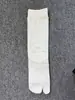 Meias verticais listradas retrô estilo coreano para mulheres, cor sólida, caneladas, comprimento até o meio da panturrilha, perfeitas para combinar com sandálias Birkenstock