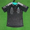 Novas Roupas de Corrida Camiseta de Manga Curta Camisa Polo Gola Redonda Mercedes Cabeça de Lobo Pequeno Williams Cadillac etc.