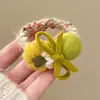 Laço de Cabelo Doce de Abóbora Elástico de Cabelo Menina Desenho Animado Elástico de Cabelo Fofo Ins Fio Infantil Acessório de Cabelo Anel de Cabelo