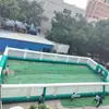 Cancha de Fútbol Inflable a Nivel de Evento, Sistema Profesional de Marcación de Límites, Tapete Antideslizante y Resistente al Desgaste, Entrenamiento de Fútbol