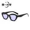 Gafas de sol poligonales irregulares personalizadas de nuevo estilo, Gafas de sol para mujer, Gama alta, Anti-UV, Protección solar