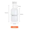 Frasco Grande para Amostra, Frasco Plástico Vazio, Frasco Dosador Selado de 500ml, Tampa Interna com Escala, Frasco de Amostragem de Boca Pequena, Grau Alimentício