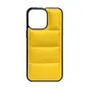 Jaqueta de Algodão Acolchoado de Cor Sólida Capa Protetora para Celular Adequada para Série Apple iPhone 17 Pro Max