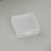 Caixa de Armazenamento de Chips Mini Transparente Plástico Pequena Caixa Caixa de Embalagem Pequena Caixa de Retenção de Amostra de Espécime de Moeda Caixa Quadrada Pequena