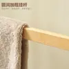 Estante de pie para toallas japonés transfronterizo, independiente, sin perforaciones, simple, estante para bañera, estante para toallas, estante de almacenamiento para baño, estante con barra para colgar