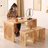 Nueva Mesa de Estudios Nacionales Chinos Mesa Antigua de Madera Maciza Clase de Entrenamiento Escritorio de Estudiante Ir Ceremonia del Té Mesa de Caligrafía y Pintura