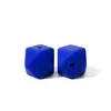 Cuentas hexagonales de silicona de 14 mm al por mayor, cuentas sueltas geométricas tridimensionales, para abalorios DIY, accesorios para pulseras y collares