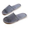 Pantuflas retro de color sólido de tela gruesa para hotel B&B hogar para pareja para interiores sencillas para el piso Eva