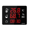 Instrumento de display de medidor de temperatura e umidade eletrônico de alta precisão com display digital LED de grau industrial para carregamento de armazém