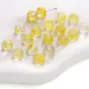 Cuentas Facetadas Manchadas de Vidrio Cuentas Sueltas Hecho a Mano DIY Pulsera de Cuentas de Mano Collar Bolsos Accesorios de Joyería Al por Mayor
