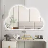 Tocador espejo de nube espejo de maquillaje grande espejo de pared espejo de baño para apartamento pequeño sala de maquillaje espejo inteligente con luz hogar