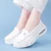 Zapatos de Enfermera con Amortiguación de Aire Estilo Otoño/Invierno Más Terciopelo Protección contra el Frío Suela Suave Transpirables Antideslizantes Exclusivo Transfronterizo Zapatos de Trabajo Médicos y de Enfermería para Mujer Cómodos