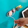 Gancho para enchufe nórdico, organizador de cables sin costuras para cocina y hogar, artefacto para almacenar cables de alimentación