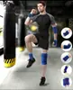 Set de Equipo de Protección Deportiva, Rodilleras Muñequeras Coderas Tobilleras Almohadillas de Soporte para Palma para Baloncesto Fitness Entrenamiento Hombres Mujeres