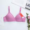 Ropa Interior Fina Suave y Cómoda para Mujeres Push up Pechos Pequeños Chicas Ropa Interior Sin Costuras Sujetador Verano para Mujeres Sin Aros de Acero