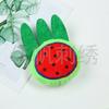 Accesorios de dibujos animados de frutas personalizados, nuevo patrón de frutas bordado en ropa, zapatos, accesorios, al por mayor en stock