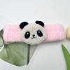 Súper linda caricatura panda banda para el cabello al por mayor niñas felpa linda dulce lavado de cara maquillaje absorbente banda para el cabello de panda