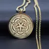 Collar de Acero Inoxidable Transfronterizo Nuevo Personalidad Masculina Tendencia Hip-Hop Estilo Punk Brujería Estrella de Cinco Puntas Venta al por Mayor