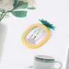 Exquisito Nuevo Pasador para el Cabello con Forma de Fruta Que No Daña el Cabello, Lindo Pasador Metálico de Presión Hueco para Flequillo, Accesorio para el Cabello BB Clip