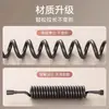 Manguera de ducha, manguera retráctil, pistola rociadora de alta presión para limpieza de inodoros, manguera de agua, manguera de resorte de alto flujo para baño, cable de teléfono