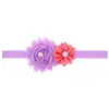 Diadema infantil de girasol Borde crudo doce ángulo color sólido diadema de bebé accesorios para fotografía de bebé tocado 24 colores