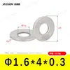 Arandelas Planas de Acero Inoxidable 304 M1.6~M7 Estándar Alemán Din125 Venta Directa de Fábrica en Stock Arandelas Planas Antióxido