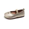 Zapatos Individuales para Niña con Hebilla de Pedrería 2026 Nueva Colección Primavera-Verano Estilo Coreano Zapatos de Piel para Niñas Pequeñas, Zapatos de Rendimiento Suaves para Niños Estilo Princesa