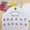 Joias para Nail Art de Resina Cor de Doce Laço Estéreo DIY Joias de Unha Brincos Capa de Celular Acessórios de Unha Vestíveis