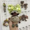 Boneca Pingente DIY Feita de Cascas de Frutas, Mesmo Estilo das dos Pontos Turísticos, Terapia Sonora Personalizada com Manivela de Casca de Fruta, Presente de Formatura