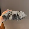 Falda de Houndstooth Dongdaemun Corea del Sur Pinza para Mujer Estilo Francés Elegante Estilo Hepburn Diseño Grande Cabeza Trasera Top