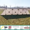 Pantalla cortavientos de array a prueba de viento para camping al aire libre, parabrisas, pantalla para cena al aire libre, barbacoa, pesca, recinto plegable, tela a prueba de viento