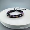 Diseño Original Nueva Pulsera de Moda Casual Tejida a Mano de Venta Caliente Transfronteriza Ajustable Pulsera de Novia para Hombres y Mujeres