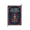 Bandera del Día de la Independencia Americana 2026 Aniversario 250th Bandera de Jardín Decoración de Atmósfera para Patio