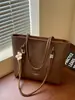 Bolso tote de verano transfronterizo nuevo de gran capacidad 2026, bolso de hombro para mujer para el trabajo, bolso de mano grande elegante y versátil