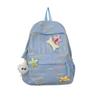 Mochila Escolar Pequena de Alto Valor Estilo Ins para Meninas Alunos do Ensino Fundamental Design Sense Mochila para Alunos do Ensino Médio Mochila para Estudantes Universitárias