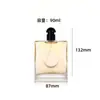 Botella de perfume cuadrada con relieve circular única con cabezal de bomba negro, botella vacía de vidrio de gran capacidad para dispensar fragancia, botella portátil