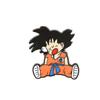 Broche creativo de mono monje de dibujos animados japoneses, broche Saiyan, pin de insignia de aleación para ropa, venta al por mayor