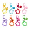 Accesorios Acrílicos Dulces Estilo Coreano, Llavero Decorativo, Colgante de Muñeca DIY, Anillo para Libro de Juguete, Estrella de Cinco Puntas