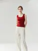 Otoño 2026 Nuevo Estilo Camisola de Cachemir 100% Puro Suave con Cuello en U para Mujer, Capa Base, Adelgazante, Ropa Interior de Punto