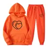 Conjunto de Jaqueta e Calça Esportiva Casual de Cor Sólida Masculino Europeu e Americano Transfronteiriço Outono/Inverno 2023 Moletom Pulôver Masculino