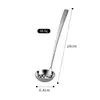 Cuchara para Hot Pot Estilo Martillo 304 Cuchara Ranurada Cuchara Japonesa Engrosada para Hotel Colador Cáscara Grande para Sopa para Cocina Doméstica Cuchara Ranurada